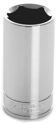 Picture of Performance Tool W38422 3/8" Drive 6-Point Deep Socket 22mm