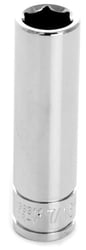 Picture of Performance Tool W38314 3/8" Drive 6-Point Deep Socket 7/16"