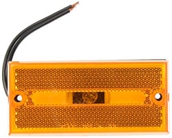 Picture of Peterson Fluid V132A Clearance Light Amber Rectangular 3.88"