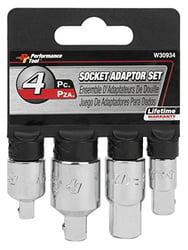 Picture of Performance Tool W30934 4-Piece Socket Adapter Set
