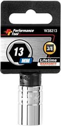 Picture of Performance Tool W38213 3/8" Drive 6-Point Standard Socket 13mm