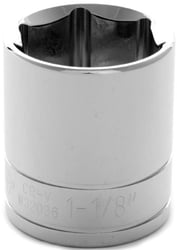 Picture of Performance Tool W32036 1/2 in. Drive 1-1/8 in. 6-Point Standard Socket