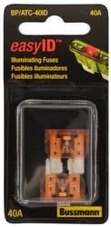 Picture of Bussmann BPATC40ID 40-Amp ATC Blade Fuse with easyID Technology (2-Pack)