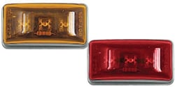 Picture of Optronics MCL95AS Sealed Marker Clearance Light Amber Stud Mount