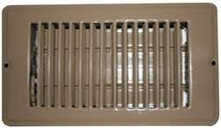 Picture of AP 013627 RV Floor Register 4x10 White Metal with Damper