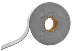 Picture of AP 018316130 Grey Mylar Backed PVC Foam Cap Tape 3/16" x 1" x 30'