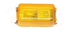 Picture of Peterson Fluid V10715A Replacement Amber Lens for 107-3A Series Clearance Lights