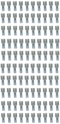 Picture of WirthCo 80250 Female Quick Disconnect Terminals 16-14 AWG .250 Inch 100-Pack