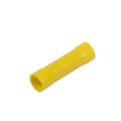 Picture of WirthCo 80217 Vinyl Butt Connectors 12-10 AWG Yellow 100-Pack
