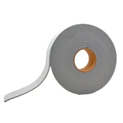 Picture of AP 0183161530 Cap Tape Weather Stripping 3/16" x 1-1/2" x 30' Grey Mylar Backed PVC Foam