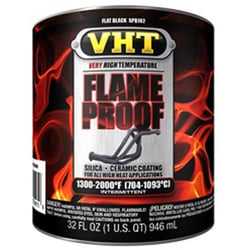 Picture of VHT SPB102 FlameProof Coating Flat Black High-Heat Paint - 1 Quart