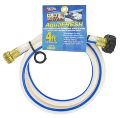 Picture of Valterra W01-5048 Aquafresh High Pressure Drinking Water Hose 1/2" x 4' White