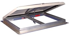 Picture of Heng's 68631-C2 26" x 26" RV Escape Hatch with Aluminum Frame and White Metal Garnish