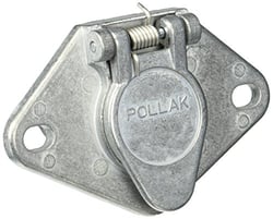Picture of Pollak 11404 4-Way Flat Connector Socket for Trailer Wiring