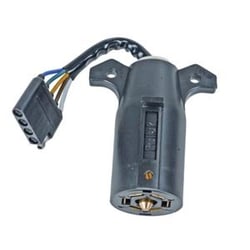 Picture of Pollak 12718 7-Way Round to 5-Way Flat Trailer Adapter