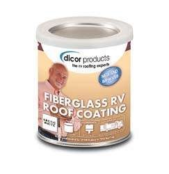 Picture of Dicor RP-FRC-1 Fiberglass RV Roof Coating White 1 Gallon
