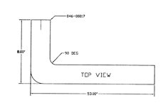 Picture of Cummins 04600563 Tailpipe for Onan Generators 90 Degree 53 Inch