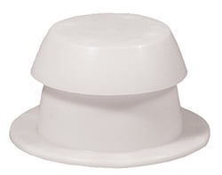 Picture of Heng's 10001C White Plumbing Vent Cap for RV Roof