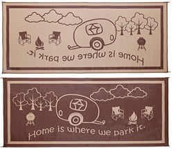 Picture of Ming's Mark RH8187 RV Home Mat 8' x 18' Brown/Beige