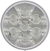 Picture of Peterson Fluid V826KC7 4 Inch Round LED Backup Light with Grommet
