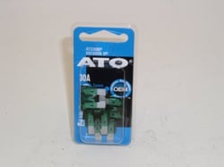 Picture of Littelfuse 0ATO030.VP 30 Amp ATO Blade Fuse 5 Pack