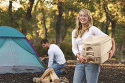 Picture of Dometic 301097606 976 Portable Toilet 5 Gallon Grey