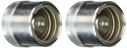 Picture of Bearing Buddy 42441 Bearing Protector with Bra - Chrome Plated Brass