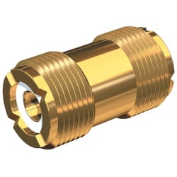 Picture of Shakespeare Antennas PL-258-G Gold Plated Barrel Connector for PL-259 Cables