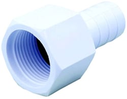 Picture of Attwood Marine 3899-3 Acetal Hose Connector 3/4"-14 NPSM to 3/4" ID White