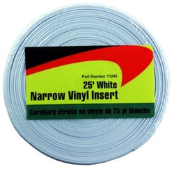 Picture of JR Products 11245 Insert Trim 3/4 Inch x 25 Feet White Vinyl