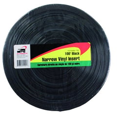 Picture of JR Products 11291 3/4" x 100' Vinyl Insert Trim - Black