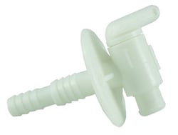 Picture of JR Products 03182 Dual Barb Fresh Water Drain Cock Valve 3/8" to 1/2"