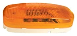 Picture of Peterson Fluid V180A Piranha LED Oval Clearance Side Marker Light Amber