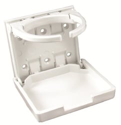 Picture of JR Products 45624 Adjustable Cup Holder White Flush Mount