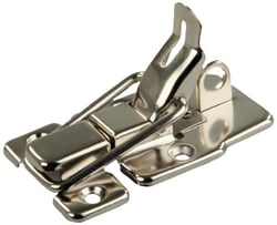 Picture of JR Products 11735 Lockable Draw Pull Latch - Nickel Plated Steel