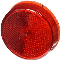 Picture of Optronics MC57RBP 2-1/2" Round Red Incandescent Marker/Clearance Light with Reflex Lens