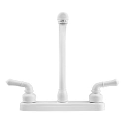 Picture of Dura Faucet DFPK210CWT Classical Hi-Rise RV Kitchen Faucet White