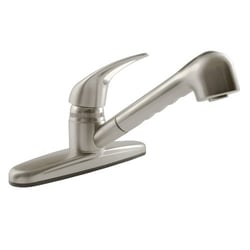 Picture of Dura Faucet DFPK100SN RV Non-Metallic Pull-Out Kitchen Faucet Brushed Satin Nickel