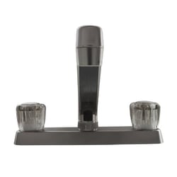 Picture of Dura Faucet DFPK600SSN RV Kitchen Faucet Two-Handle High Arc Satin Nickel