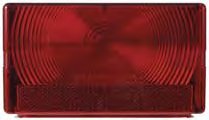 Picture of Optronics ST57RS Submersible Rectangular Trailer Tail Light - Driver Side - 8 Function - Incandescent