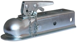 Husky Towing 87073 Straight Trailer Coupler 2" Ball 2" Channel 3,500 lb GTW — image 3