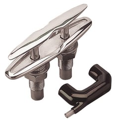 Picture of Sea-Dog Line 0414241 Pull-Up Cleat 5-Inch Flush Mount Stainless Steel