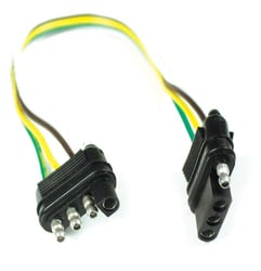 Husky Towing 30312 4-Wire Flat Trailer Connector Plug 12-Inch Pigtail — image 4