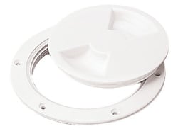 Picture of Sea-Dog Line 3371501 Screw-Out Deck Plate 5 Inch White