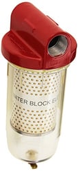 Picture of Fill-Rite F1810HC1 Clear Bowl Fuel Filter with Drain - 10 Micron, 18 GPM
