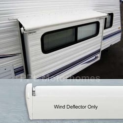 Picture of Carefree UQ0770025 SideOut Kover III RV Slide-Out Awning 77" White Vinyl with Deflector