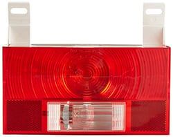 Picture of Peterson Fluid V25914 Rectangular Stop Tail Turn Light with License Plate Bracket