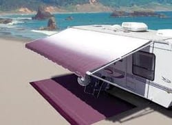 Picture of Carefree of Colorado EA156D00 Fiesta 15' RV Awning Vinyl Roller Assembly with White Weatherguard
