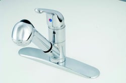 Picture of American Brass SL1000 Single Handle Pull-Out Kitchen Faucet with Spray