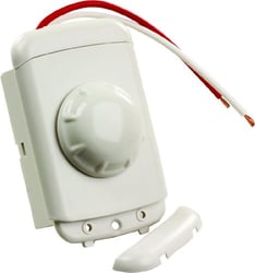 Picture of JR Products 15235 Rotary Dimmer Switch White 12V 15A